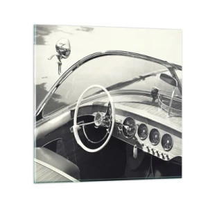 Impression sur verre - Image sur verre - Temps pour riche - 60x60 cm