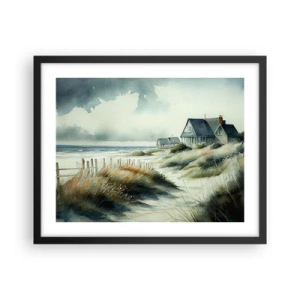 Affiche dans un cadre noir - Poster - Loin de l'agitation - 50x40 cm