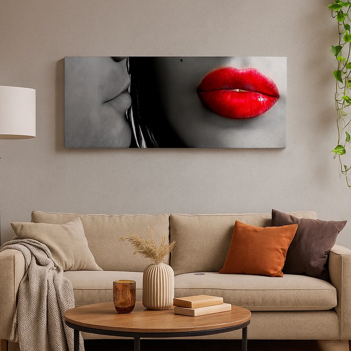 Impression sur toile - Image sur toile - Face à face - 30x30 cm