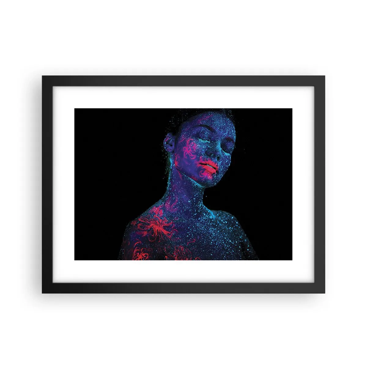 Affiche dans un cadre noir - Poster - Dans la poussière d'étoiles - 40x30 cm