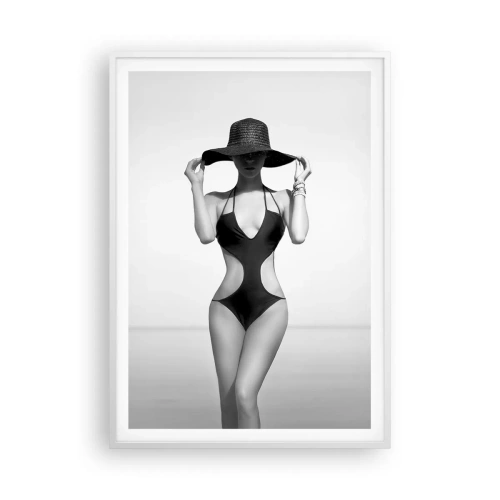 Affiche dans un cadre blanc - Poster - Mon prénom? Élégance - 70x100 cm