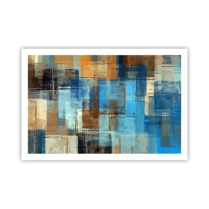 Affiche - Poster - A travers le voile bleu - 91x61 cm