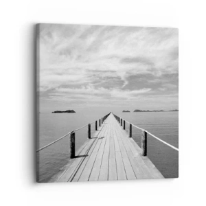 Impression sur toile - Image sur toile - Et peut-être un voyage... - 30x30 cm