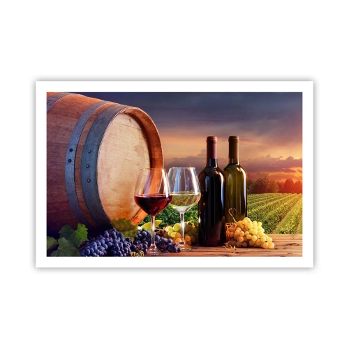 Affiche - Poster - Ici la vie a du goût - 91x61 cm