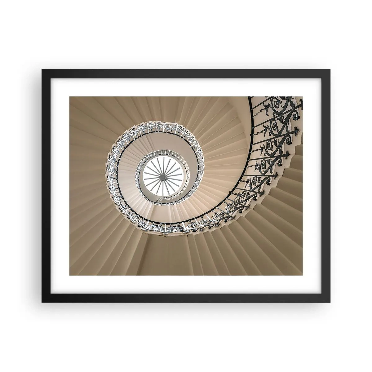 Affiche dans un cadre noir - Poster - À l'intérieur de la coquille - 50x40 cm