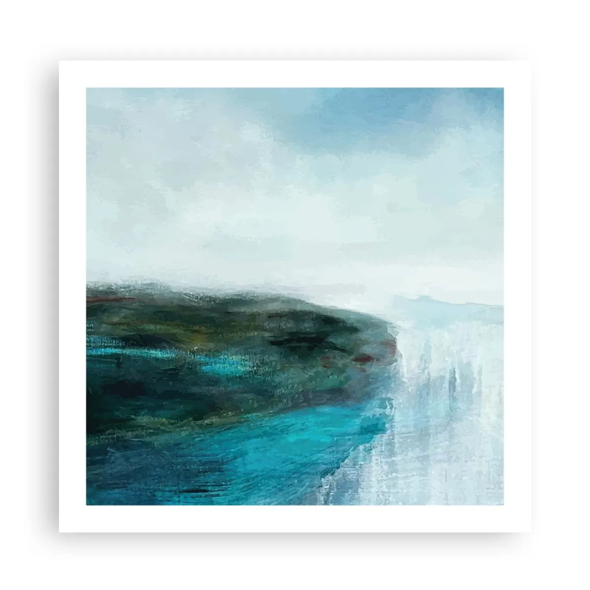 Affiche - Poster - Abstraction nautique - 60x60 cm