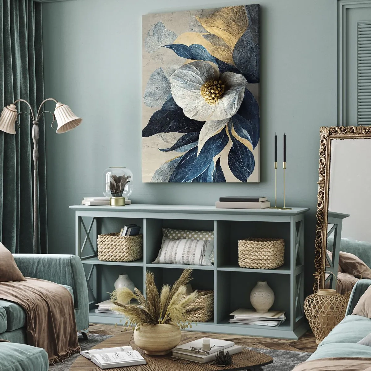 Impression sur toile - Image sur toile - Il a un coeur d'or - 65x120 cm