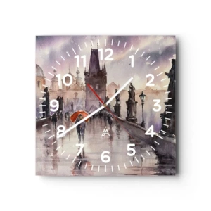 Horloge murale - Pendule murale - Les gens ne changent pas - 40x40 cm