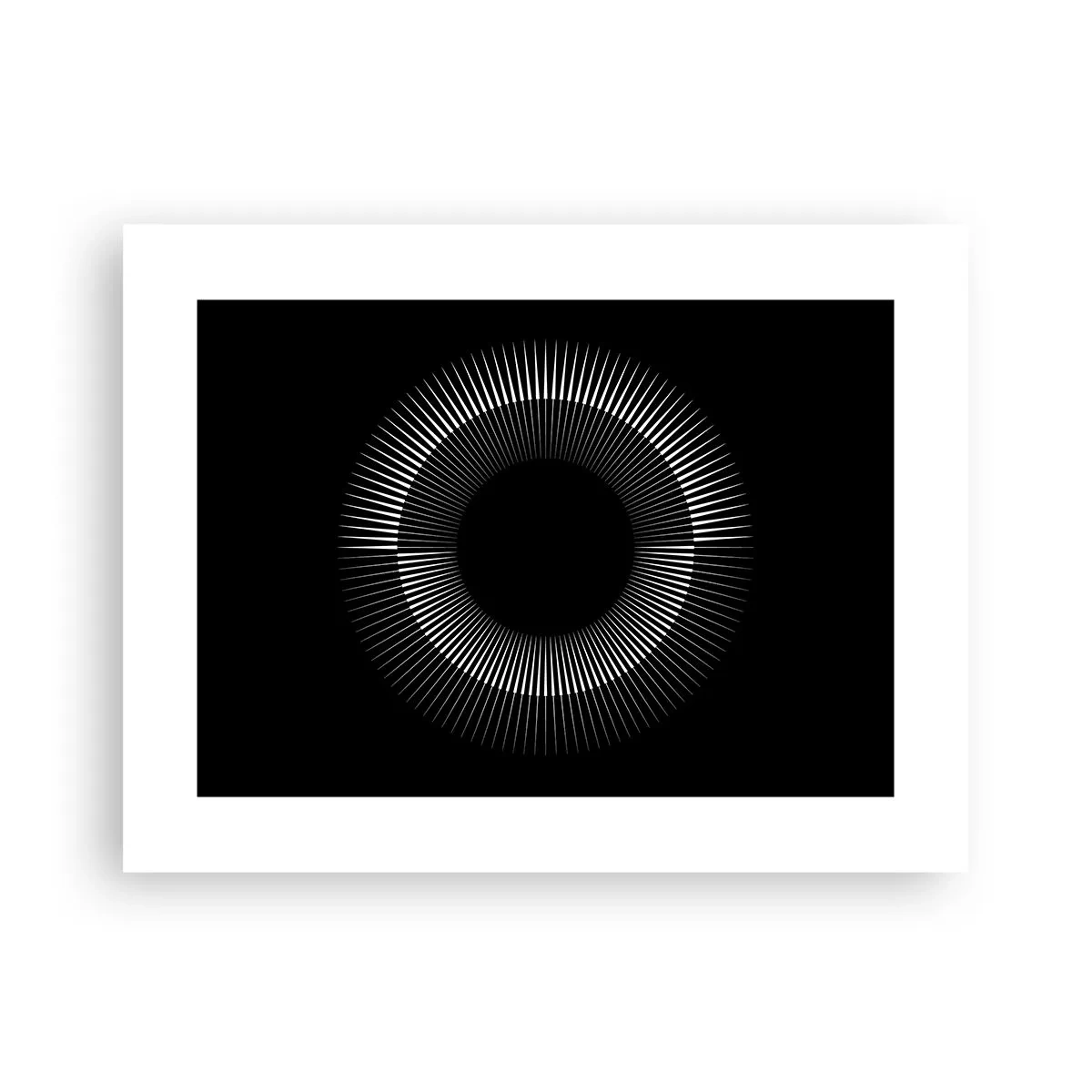 Affiche - Poster - Soleil noir - 40x30 cm