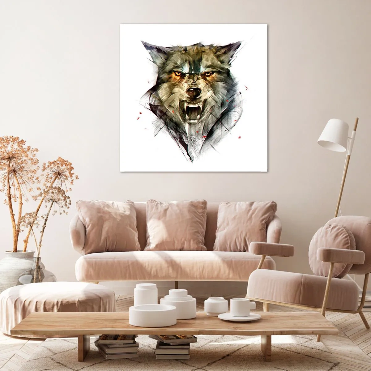 Impression sur toile - Image sur toile - Pas un pas ! - 70x70 cm