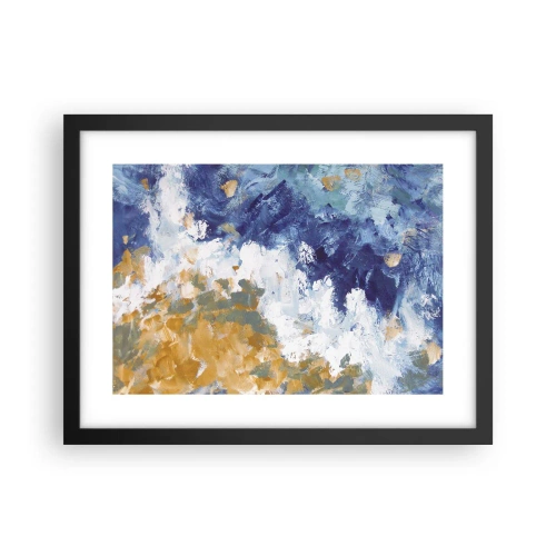 Affiche dans un cadre noir - Poster - Danse des éléments - 40x30 cm