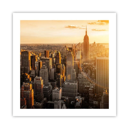 Affiche - Poster - Grandir au soleil - 50x50 cm