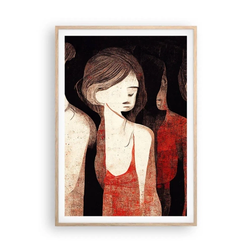 Affiche dans un chêne clair - Poster - Madones des ténèbres - 70x100 cm