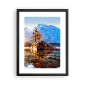 Affiche dans un cadre noir - Poster - La nature sous un nouveau jour - 30x40 cm