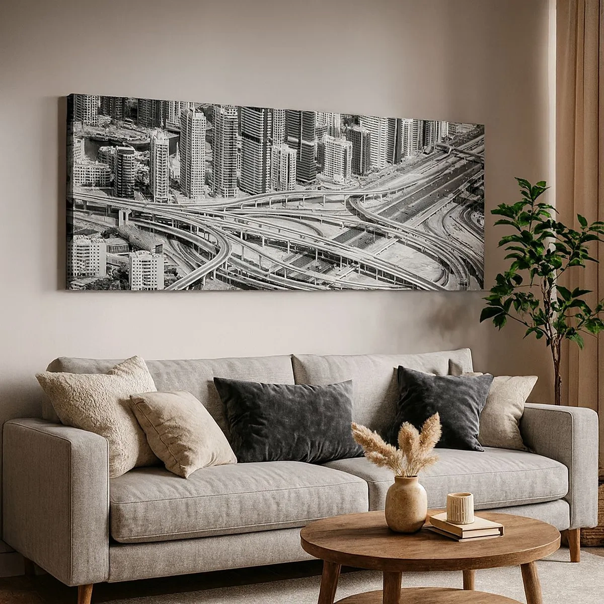 Impression sur toile - Image sur toile - Dubaï - la ville impossible - 100x40 cm