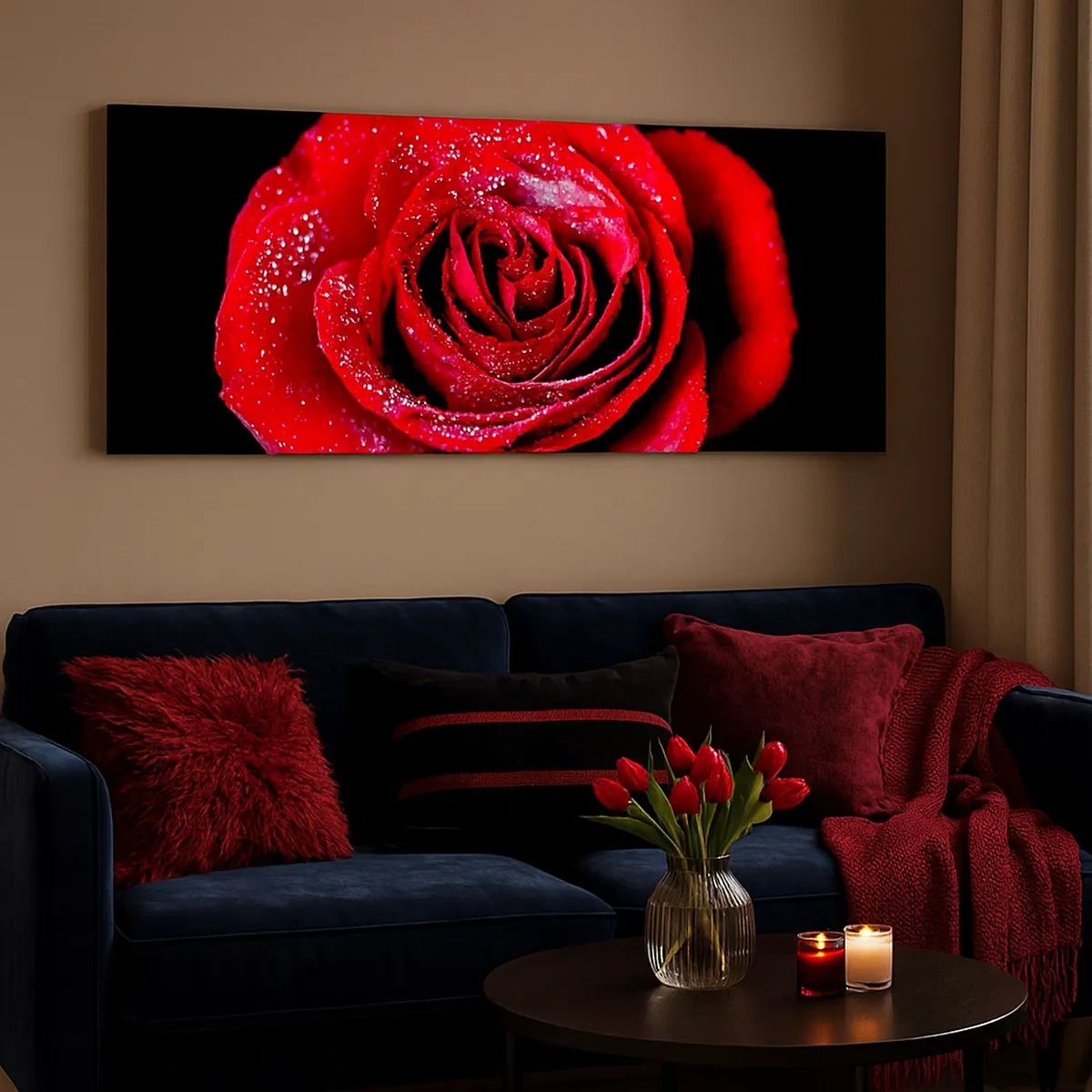 Impression sur toile - Image sur toile - C'est ça l'amour - 30x30 cm