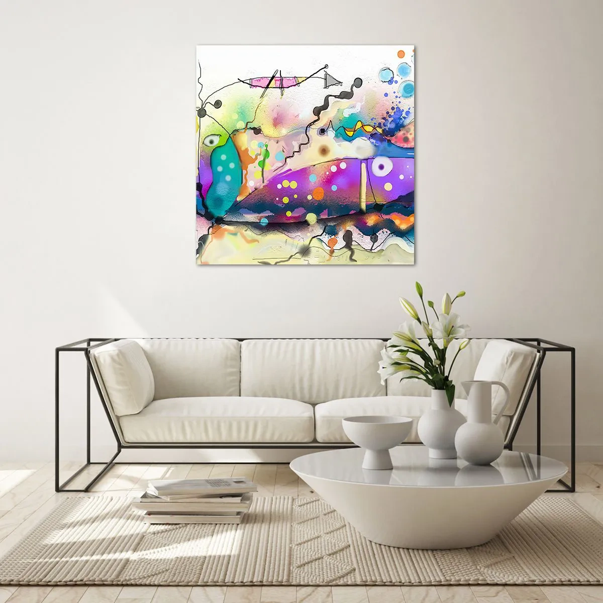 Impression sur verre - Image sur verre - Sans mots! - 50x50 cm