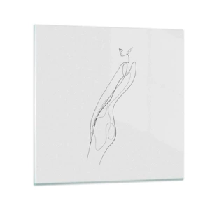 Impression sur verre - Image sur verre - Juste une promesse - 60x60 cm