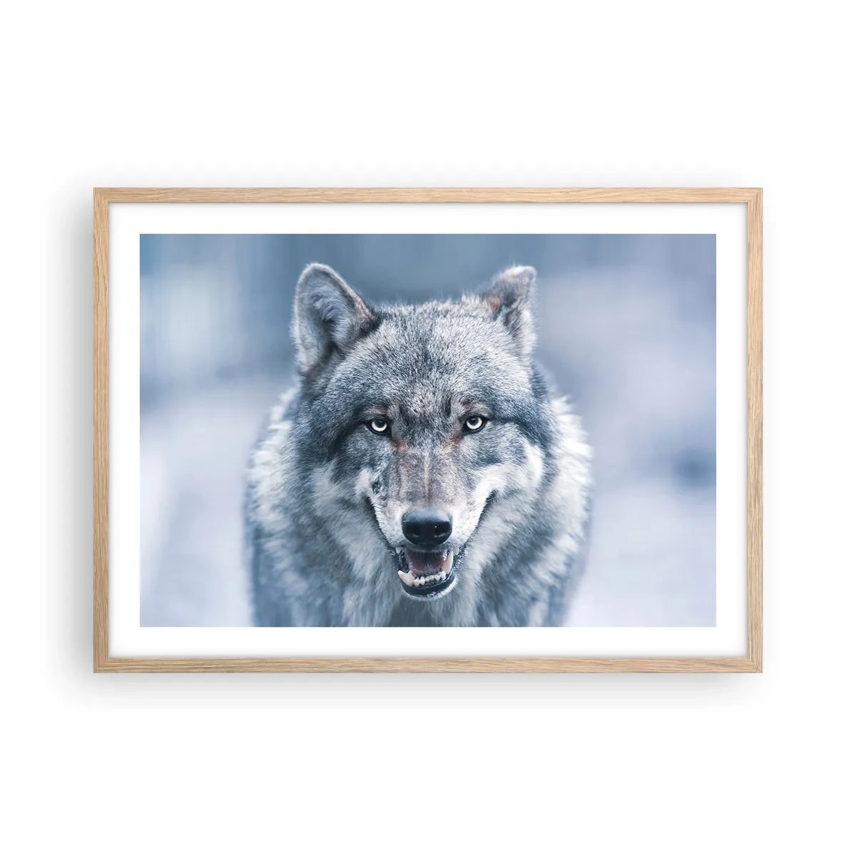 Affiche dans un chêne clair - Poster - Relèverez-vous le défi ? - 70x50 cm