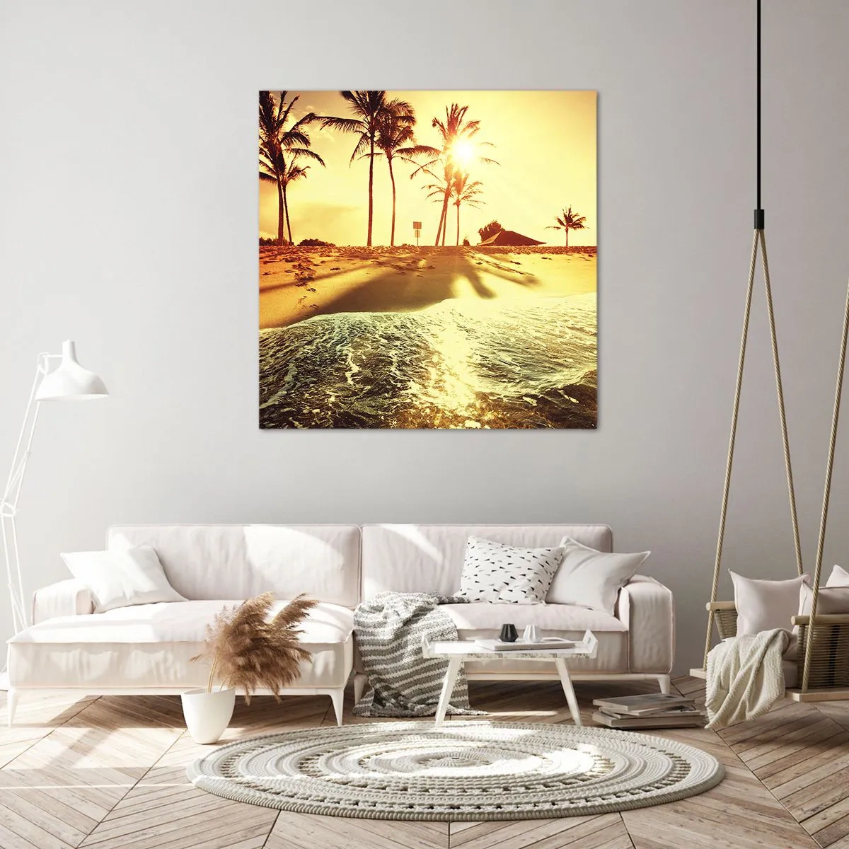 Impression sur toile - Image sur toile - Après-midi californien - 70x70 cm