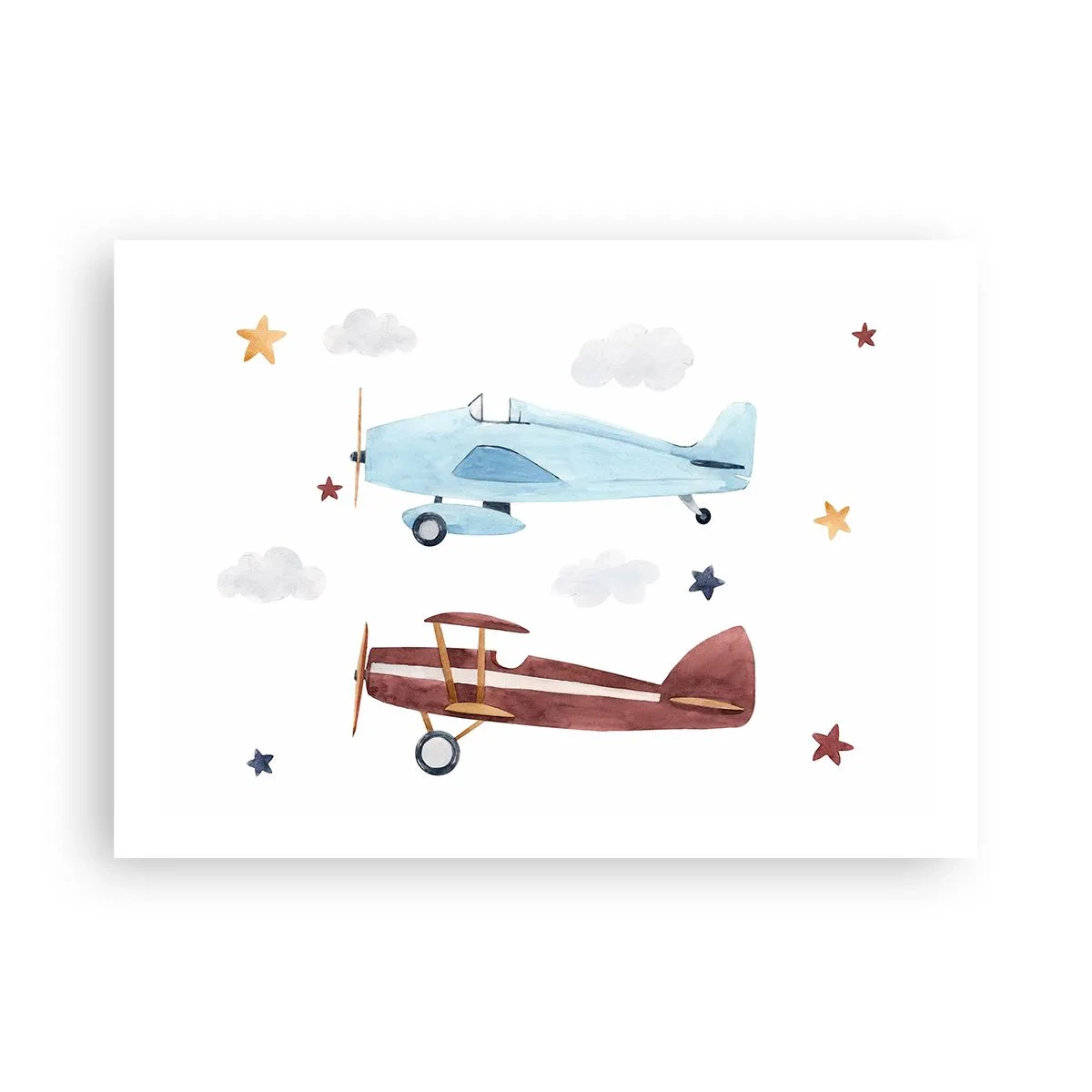 Affiche - Poster - Monsieur le pilote, nous vous attendons ! - 70x50 cm