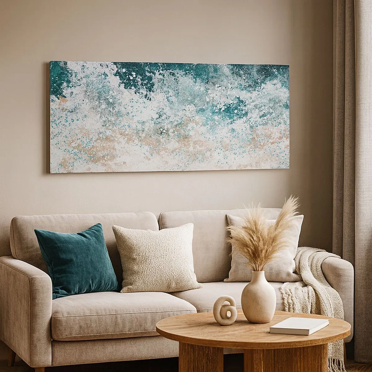 Impression sur toile - Image sur toile - Histoires de la mer - 100x40 cm