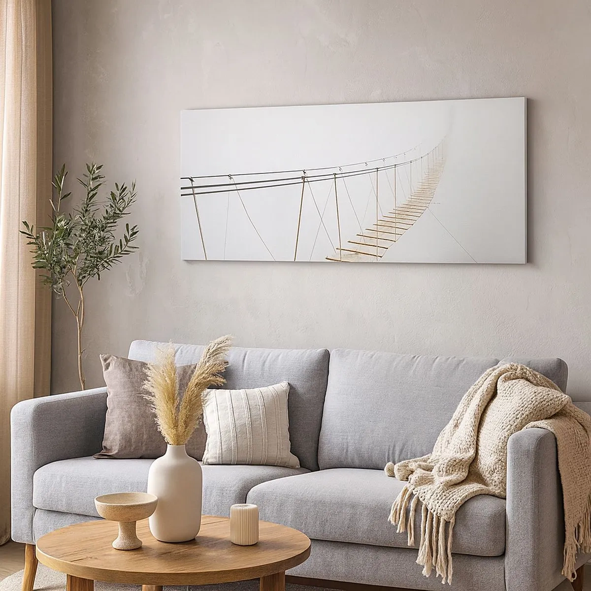 Impression sur toile - Image sur toile - Où cela va-t-il te mener? - 100x40 cm