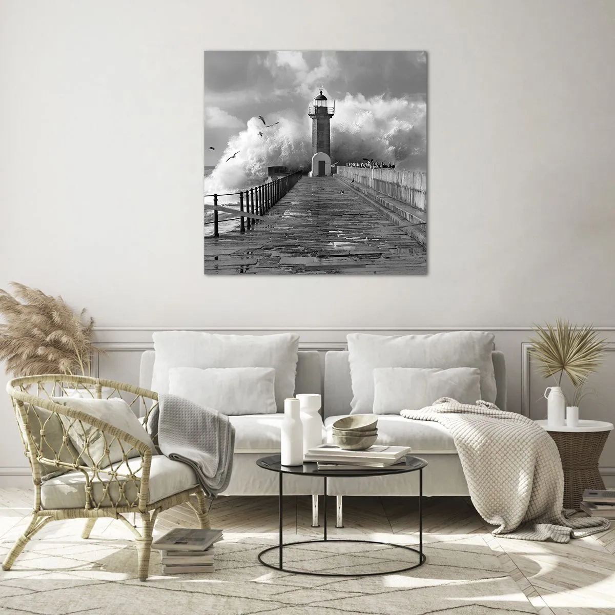 Impression sur verre - Image sur verre - Sans peur - 30x30 cm