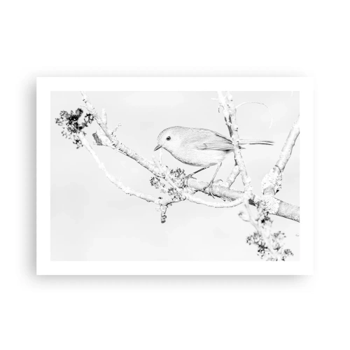 Affiche - Poster - Matin d'hiver - 70x50 cm