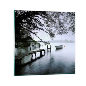 Impression sur verre - Image sur verre - Tu te reposes déjà - 30x30 cm