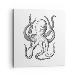 Impression sur toile - Image sur toile - Dansant avec les vagues - 70x70 cm