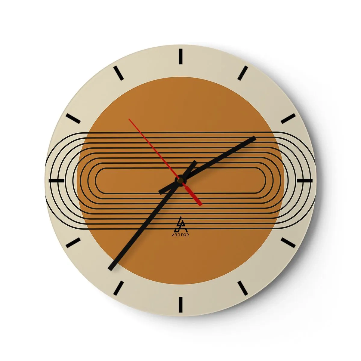 Horloge murale - Pendule murale - Plan idéal - 40x40 cm