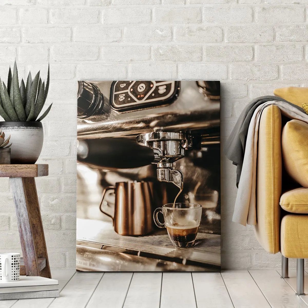 Impression sur toile - Image sur toile - Lueur de café - 70x100 cm