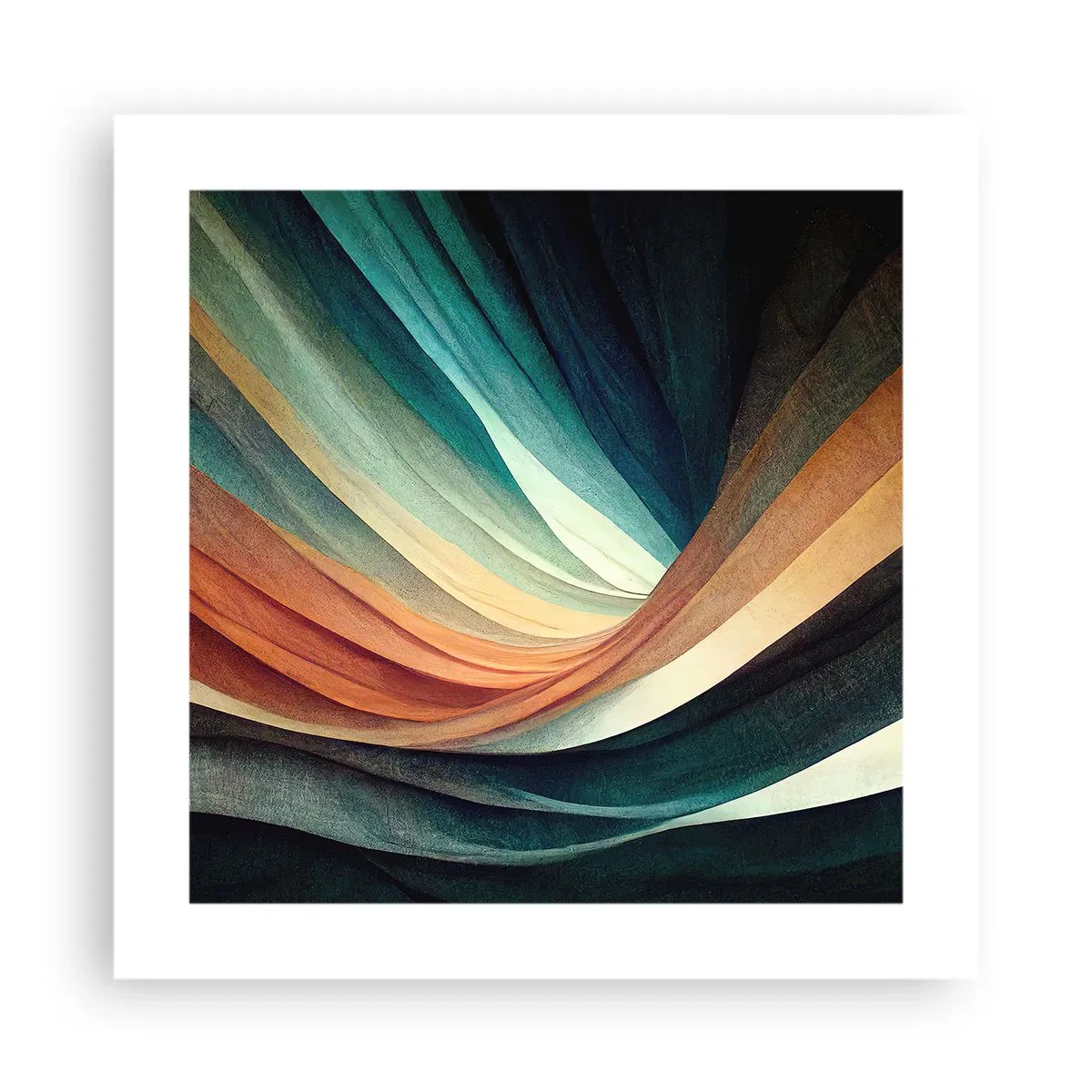Affiche - Poster - Tissé à partir de couleurs - 40x40 cm