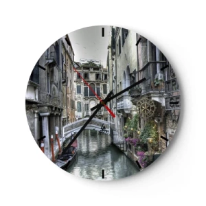 Horloge murale - Pendule murale - Pendant des siècles dans une réflexion silencieuse - 40x40 cm