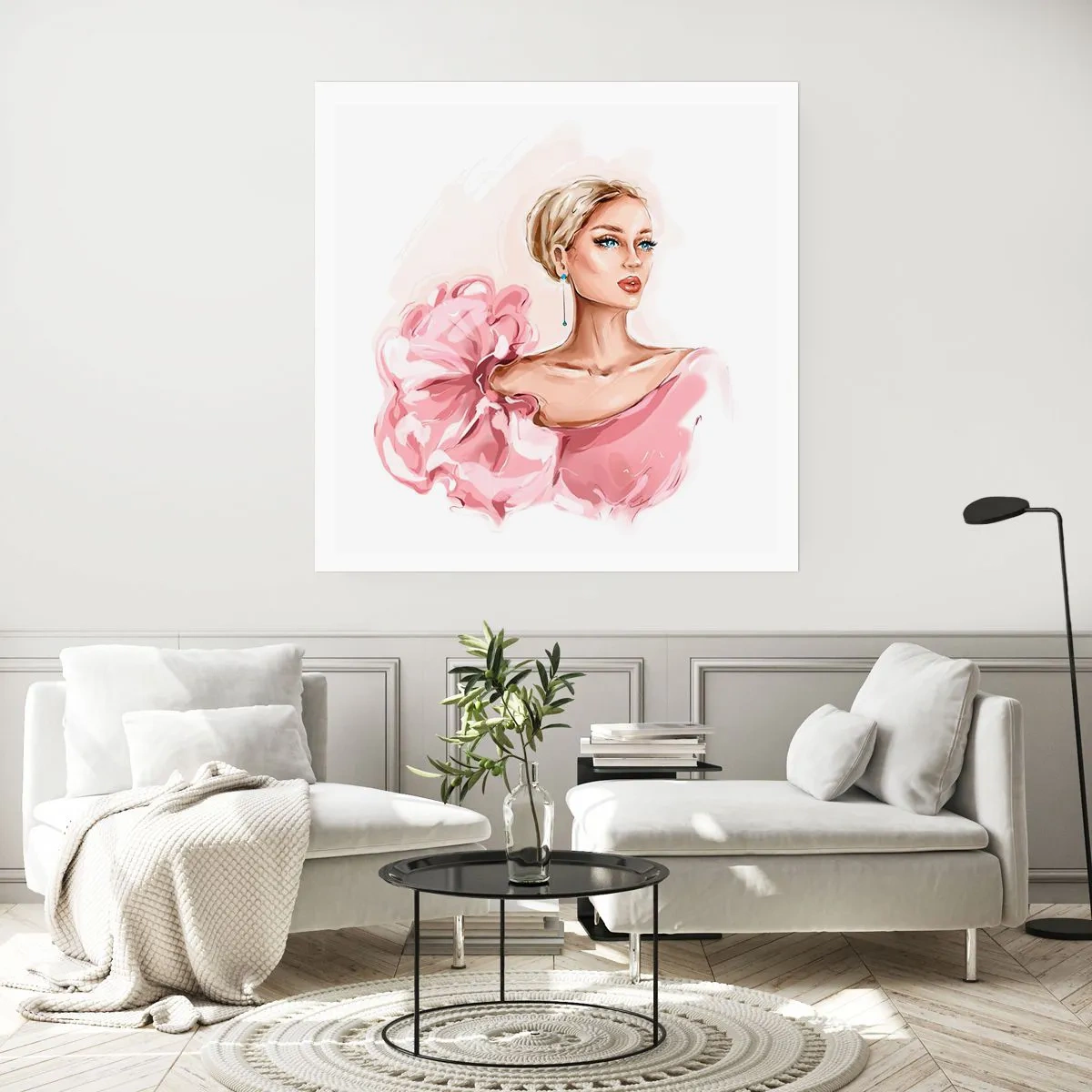 Affiche - Poster - Comme peinte... - 60x60 cm