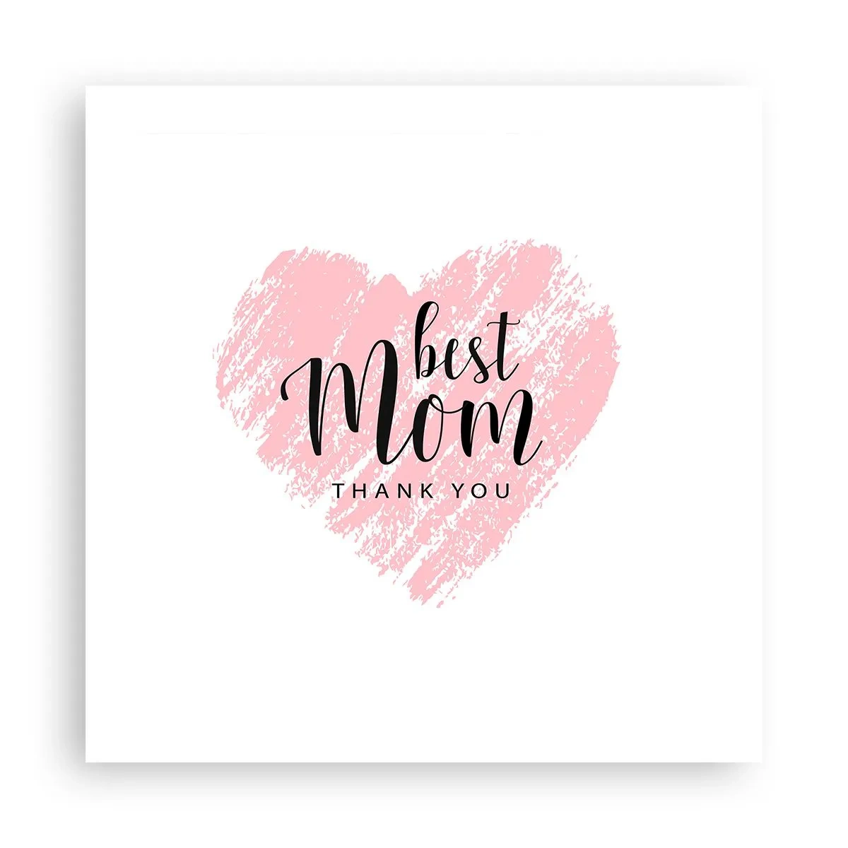 Affiche - Poster - Toujours au bon moment - 50x50 cm