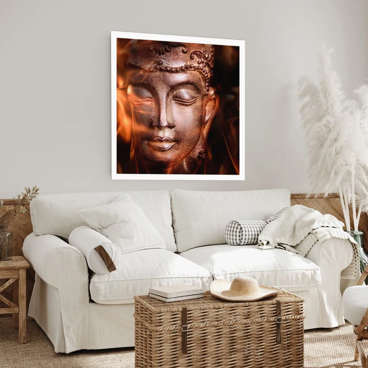 Affiche - Poster - Il n'existe qu'ici et maintenant - 40x40 cm