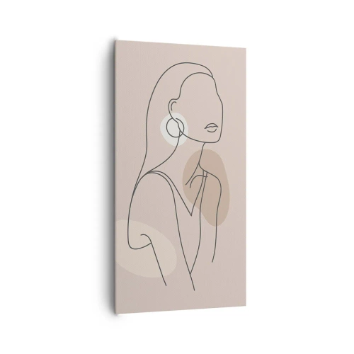 Impression sur toile - Image sur toile - Icone féminin - 65x120 cm