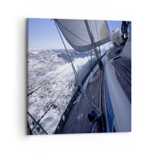 Impression sur toile - Image sur toile - Je sais ce que c'est d'être un oiseau - 70x70 cm