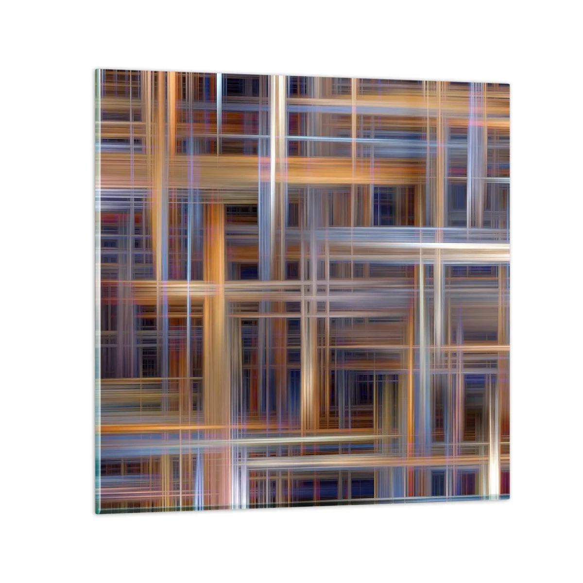 Impression sur verre - Image sur verre - Tissé de lumière - 50x50 cm