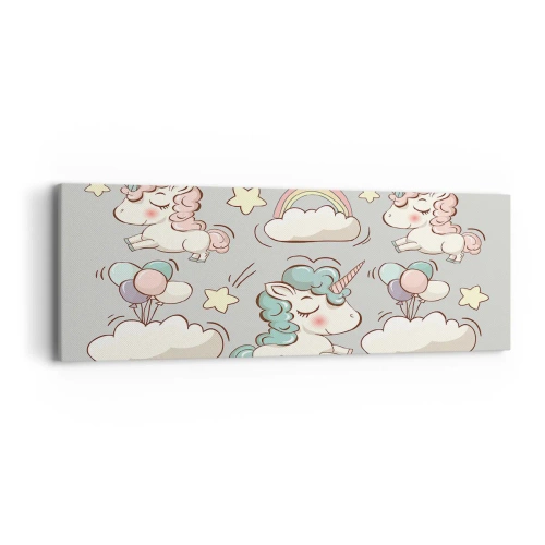 Impression sur toile - Image sur toile - Ils existe, c'est sûr… - 90x30 cm