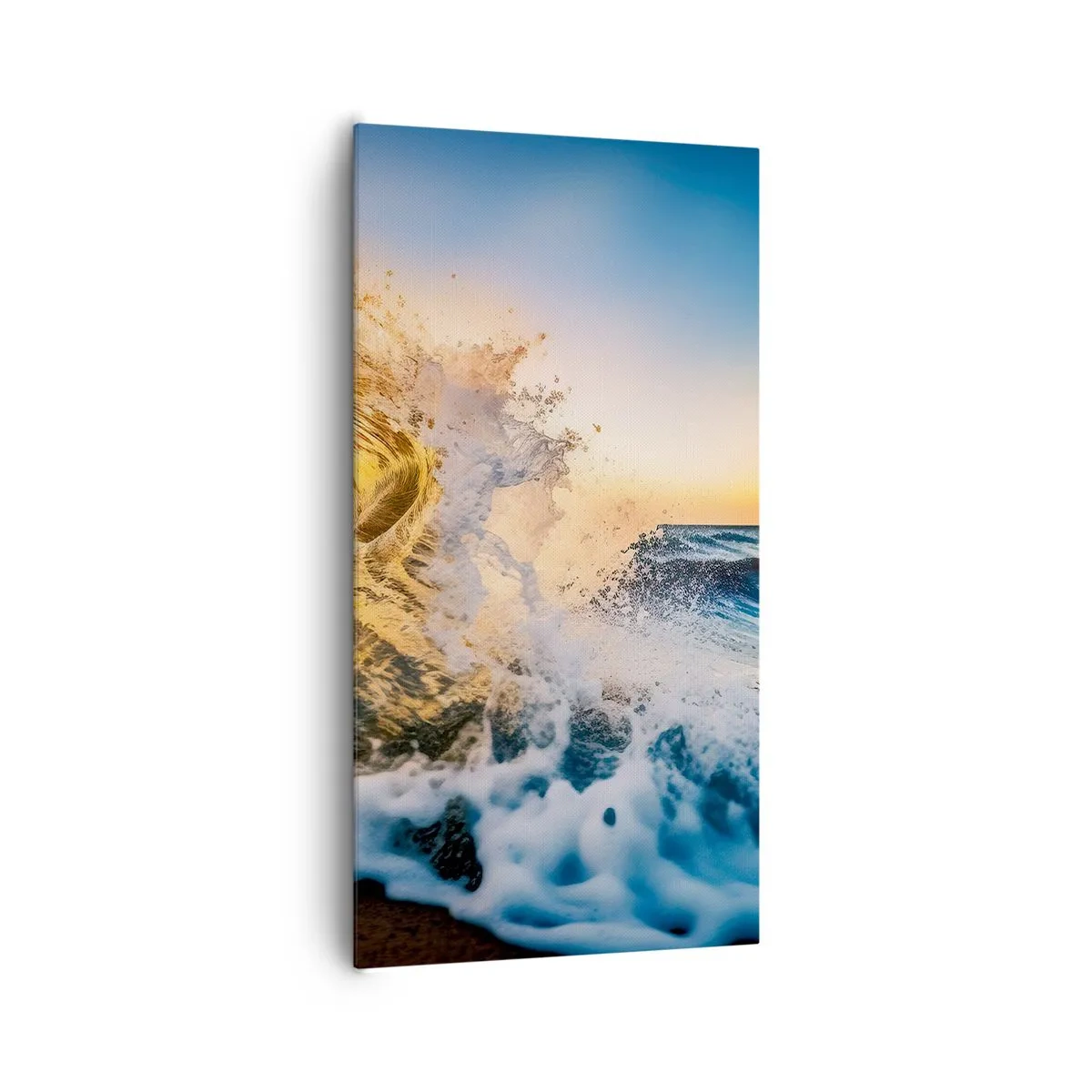 Impression sur toile - Image sur toile - S'amuser dans le sable - 65x120 cm