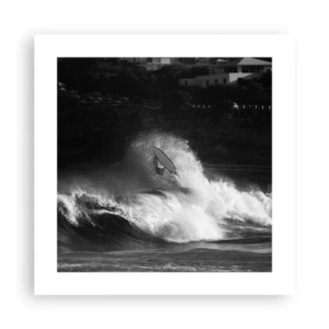 Affiche - Poster - Défi accepté! - 40x40 cm