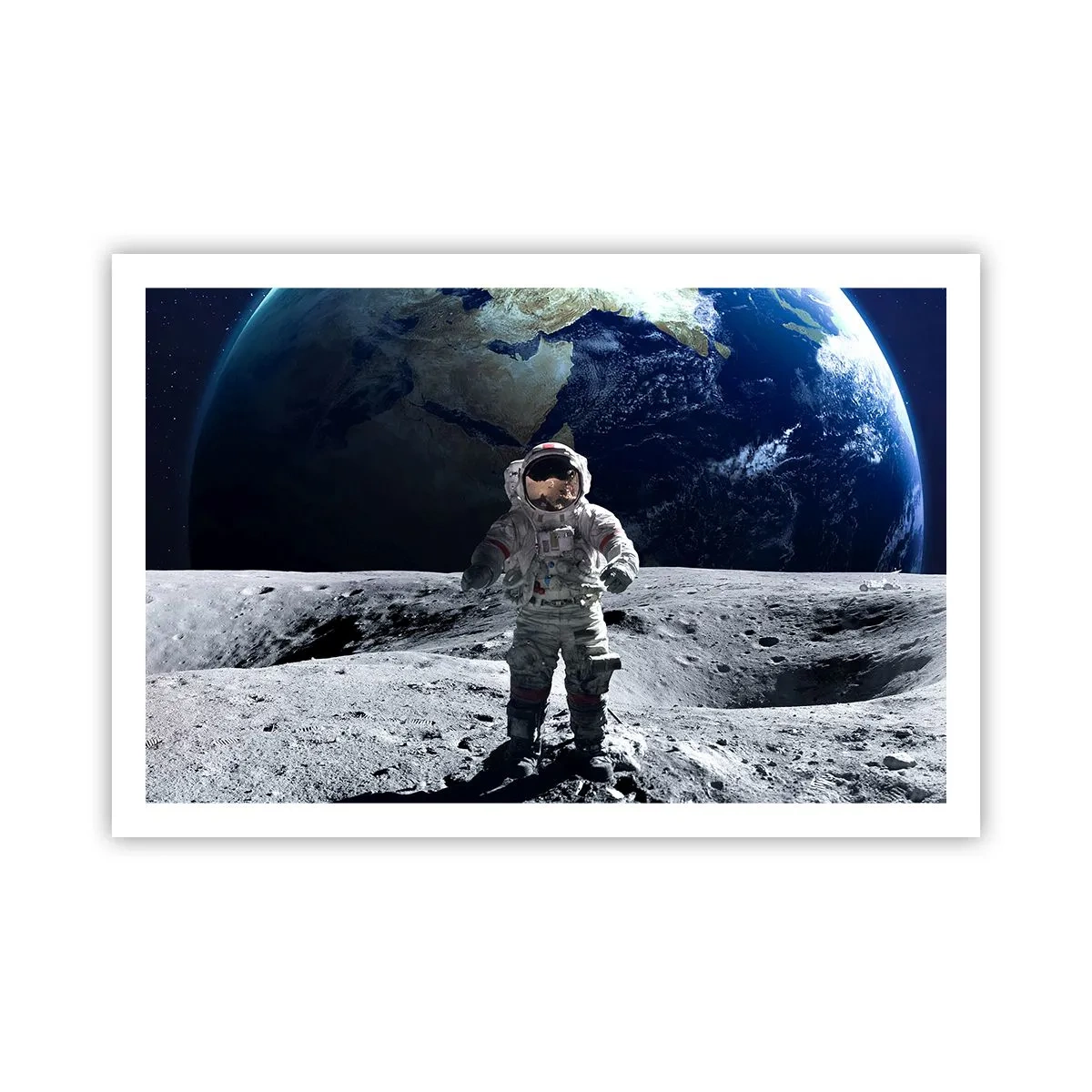 Affiche - Poster - Salutations de la lune - 91x61 cm