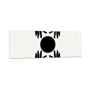 Impression sur verre - Image sur verre - Signe secret - 90x30 cm