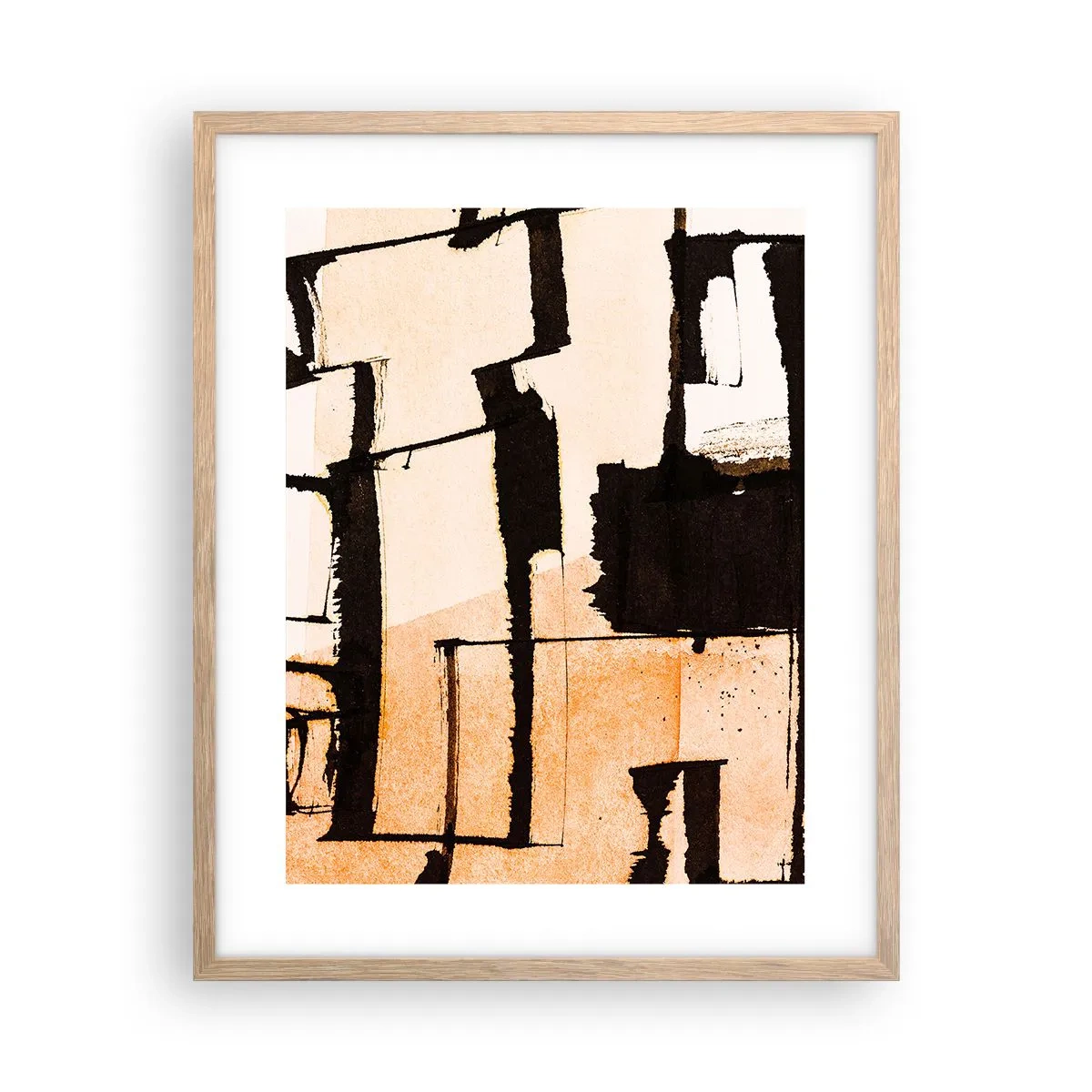 Affiche dans un chêne clair - Poster - De l’ordre malgré tout - 40x50 cm