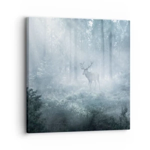 Impression sur toile - Image sur toile - Visite matinale du domaine - 30x30 cm