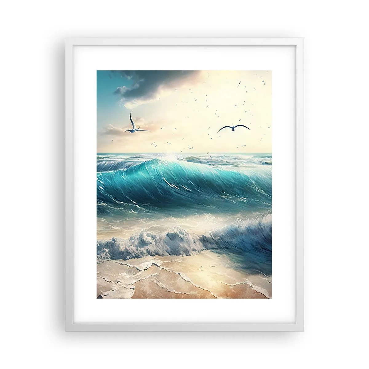 Affiche dans un cadre blanc - Poster - Ça bourdonne seulement pour toi - 40x50 cm