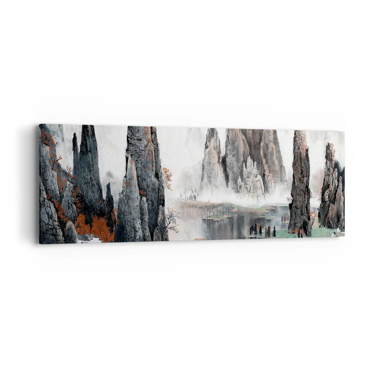 Impression sur toile - Image sur toile - De puissants gardiens - 90x30 cm